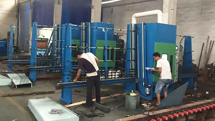 Basic Customization 2000mm Vertical Automatic Glass Sand Blasting Machine with CE for Float Glass Processing Machinery