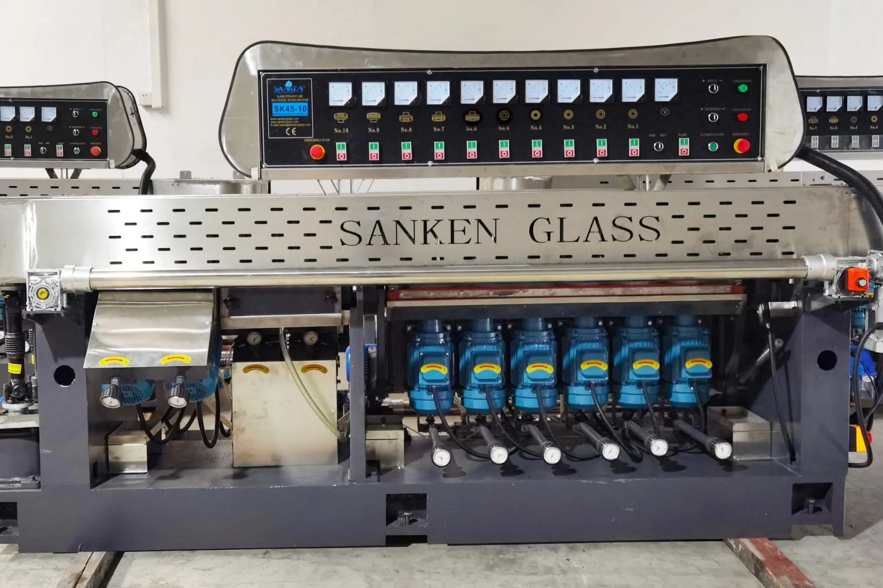 Sanken Toughened Glass Plant Glass Multilevel Facet Machine Glass Straight-Line Polishing Machine