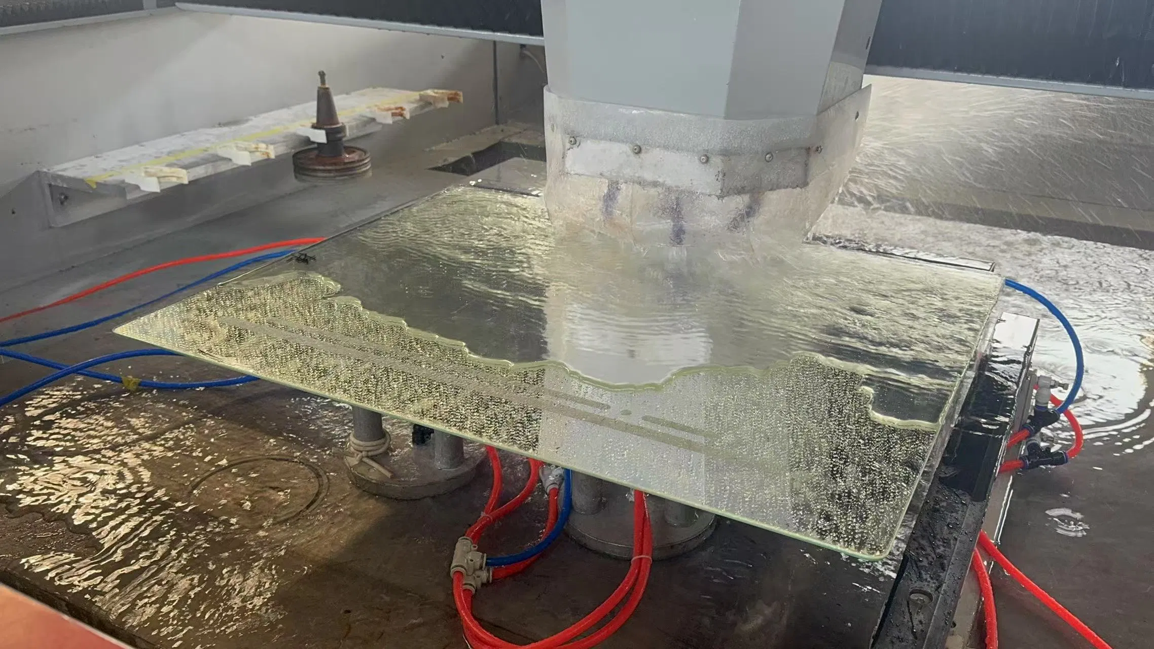 Precision CNC Glass Machine for Advanced Drilling, Cutting, and Grinding