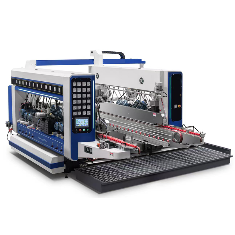 Automatic Precision Flat Glass Grinding Polishing Glass Double Line Edging Machine