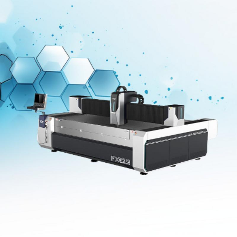 3 Axis CNC Glass Processing Center Horizontal CNC Glass Working Center