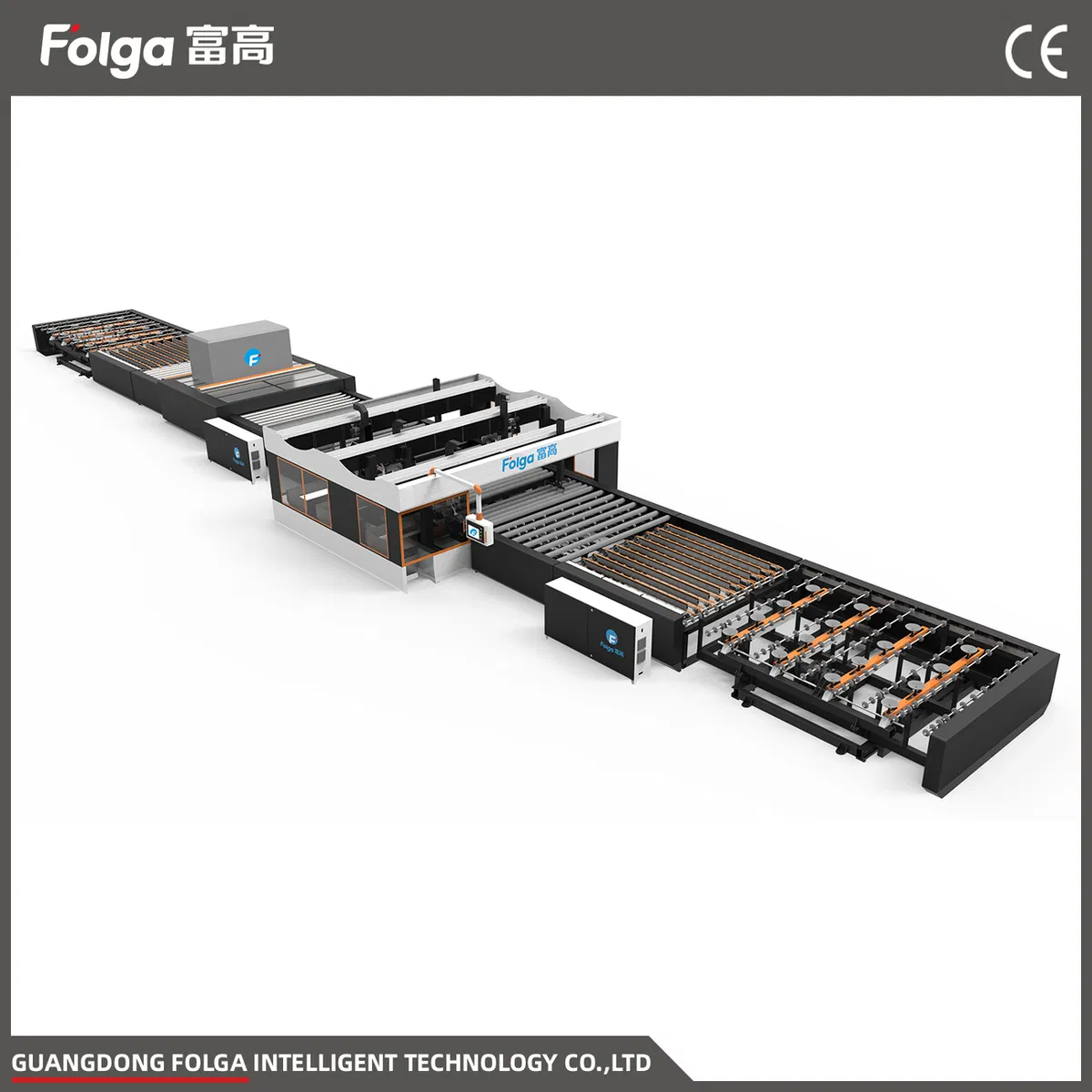 Premium Flat Glass Four Side Edging Machine Customized Production Line