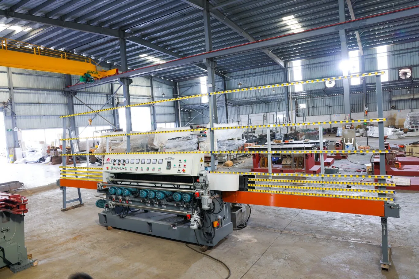 Ce Vertical Glass Mirror Straight Line Bevelling Machine