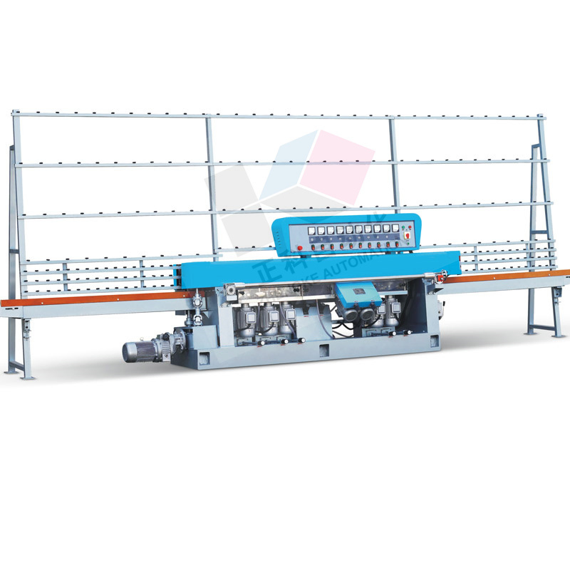 Glass Double Edger Glass Drilling Machine with Edging Glass Drilling Machine with Edgin Latest Technology 9 Motors Glass Round Edging Machine Glass Machine