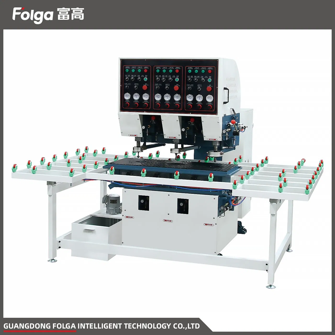 Horizontal High Speed Glass Drilling Machine for Accurate Holes and Designs
