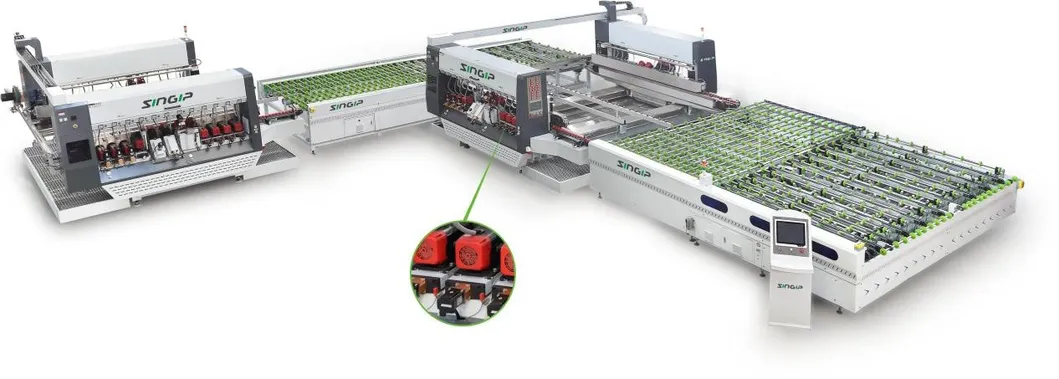 High Speed Glass Edging Line