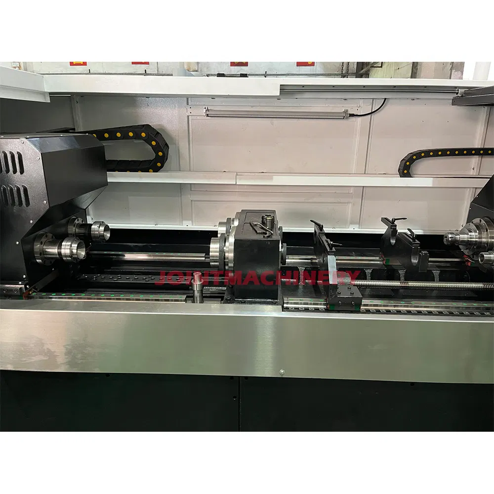 Knee Type Dual-Spindle CNC Gun Drilling Machine for Glass Bottle Mold Manufacturing