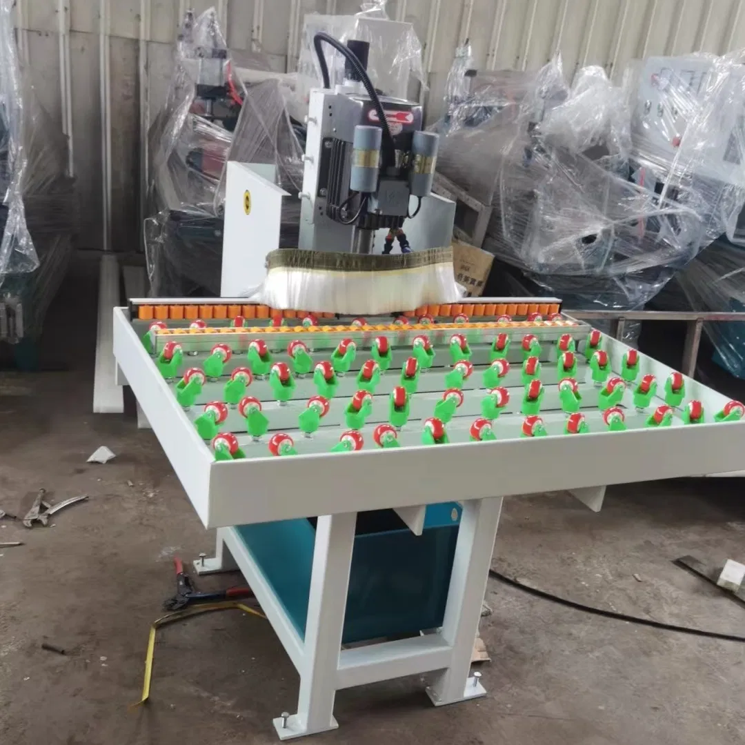 AGM Chinese Supplier Glass Edging Machine with Wheel Belt Edge Grinding Machine