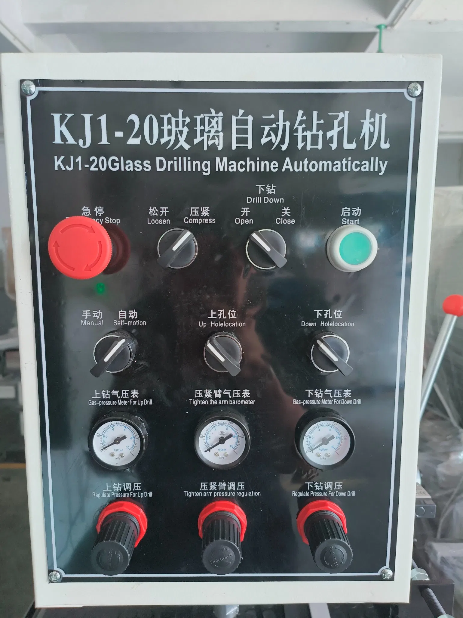 Automatic Glass Hole Drill Machine Glasses Milling Machine Glass Drilling Machine to Make Hole for Hinges Glass