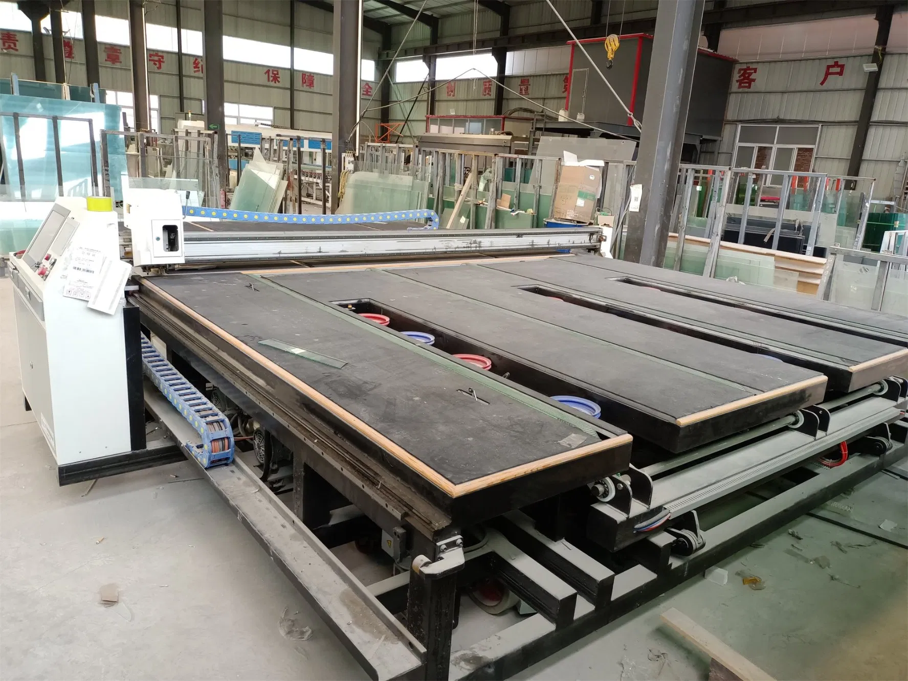 Mutli-Functional Loading Arms Cutting Breaking CNC Glass Cutting Machine with Belt