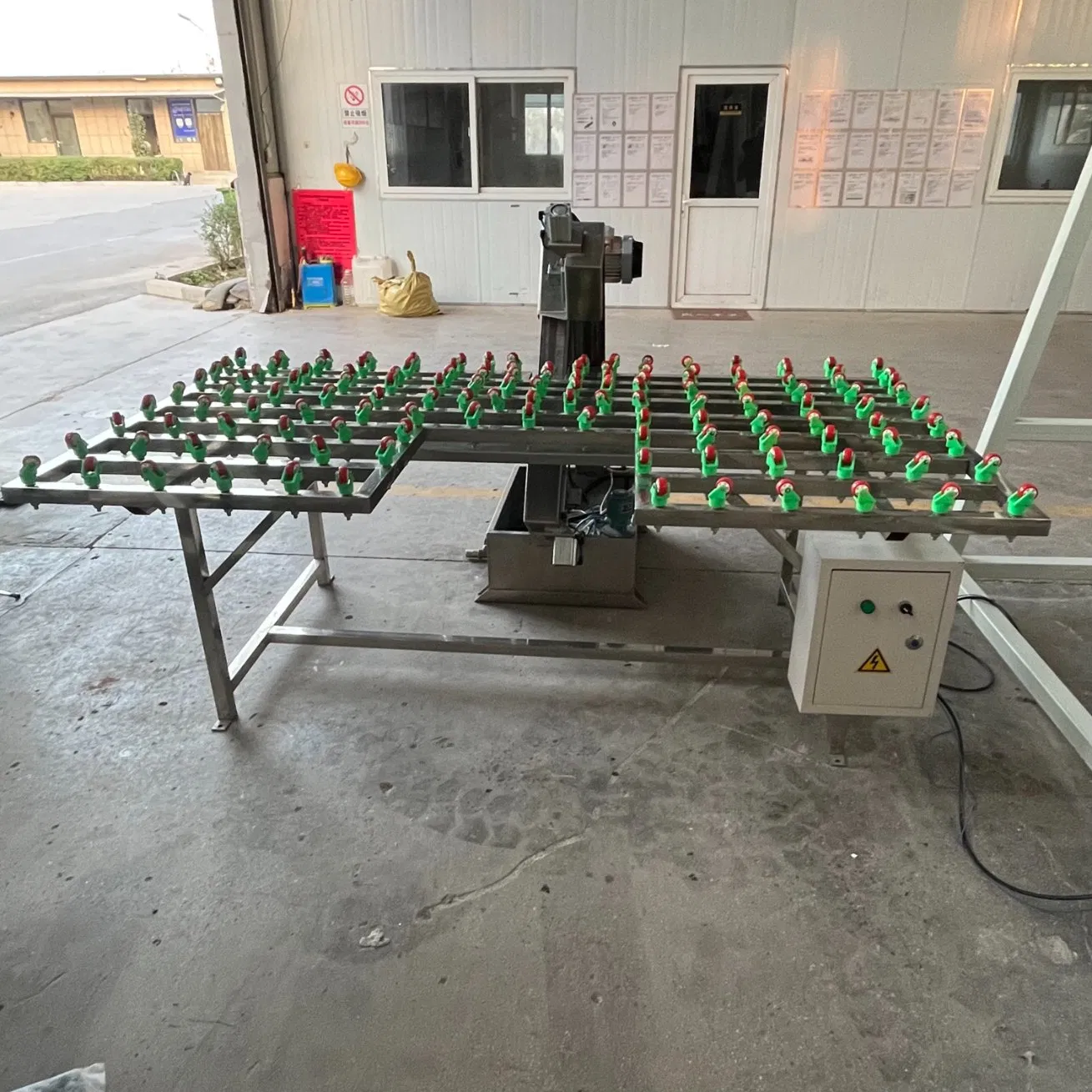 Wondec Hot Sales Double Wet Belt Edging Equipment Flat Glass Grinding Machinery