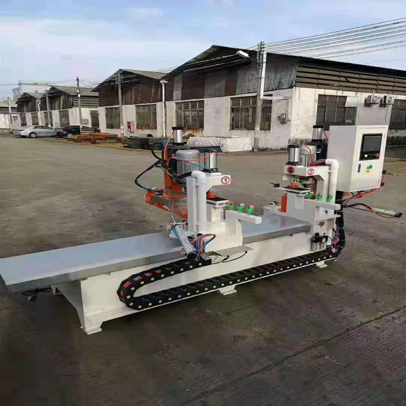 Professional Double Head CNC Glass Corner Edging Machine