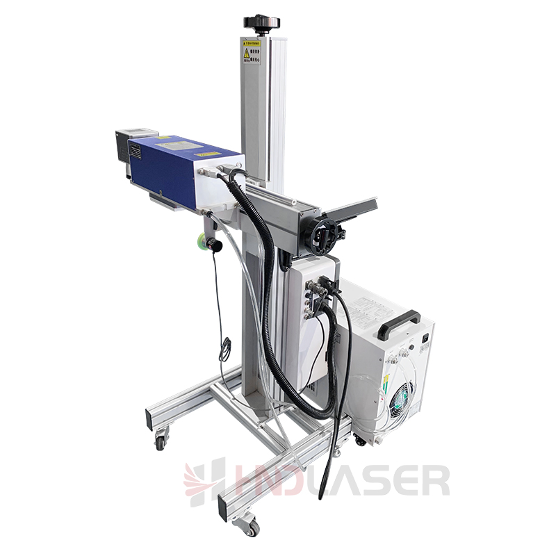 5W/10W/15W/20W UV Laser Portable Logo Marking Engraving Printing Coding Machine Price Mini CNC Barcode Date Laser Marker Engraver for Plastic Tags Glass Metal