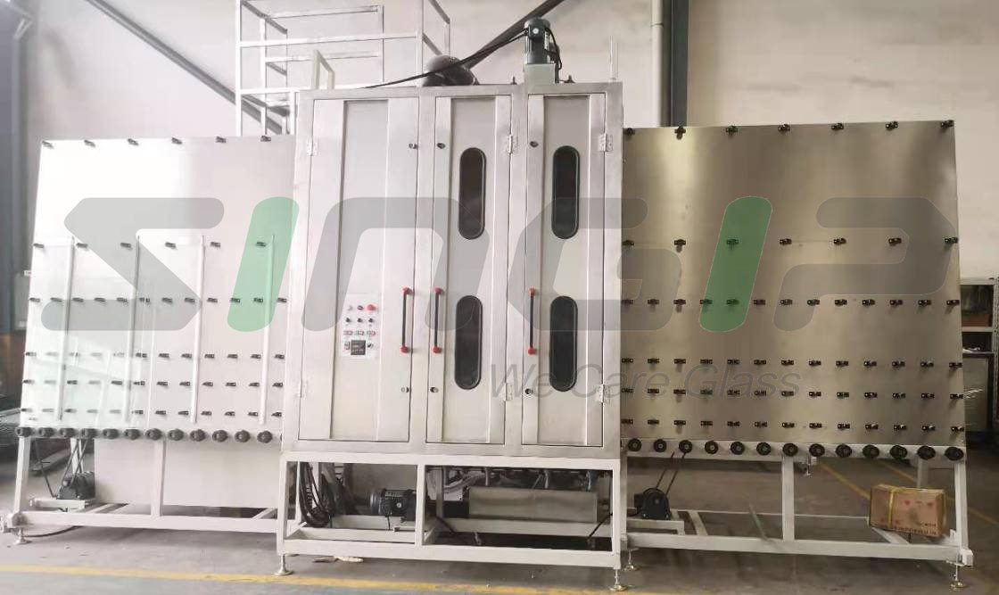 Singip 2500mm Vertical Glass Washing Drying Machine Vertical Glass Washing Machine