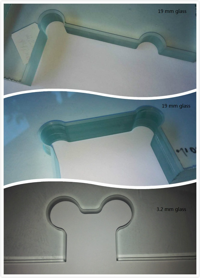 CNC Control Shaped Edging Milling Drilling Glass Processing Center