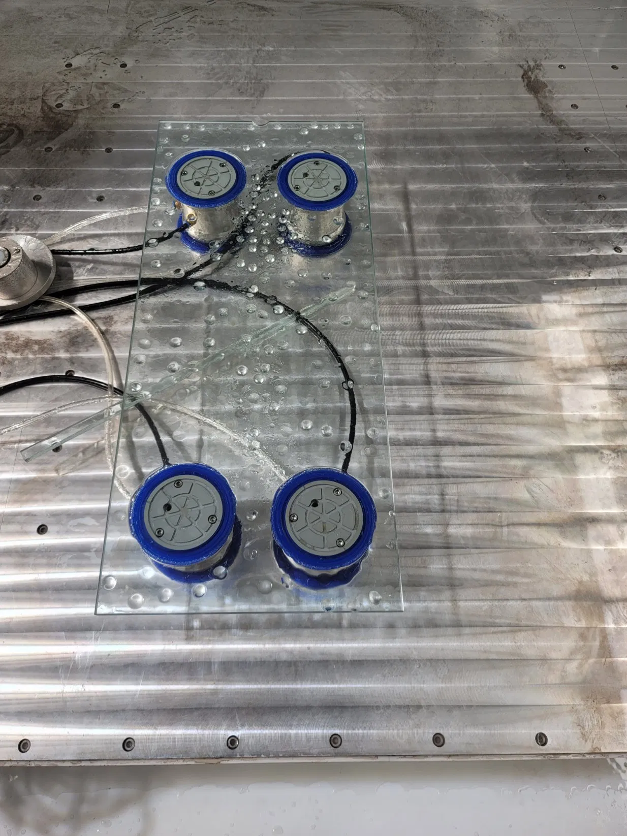 Hh Glass Horizontal CNC Milling and Drilling Center Machine 1530