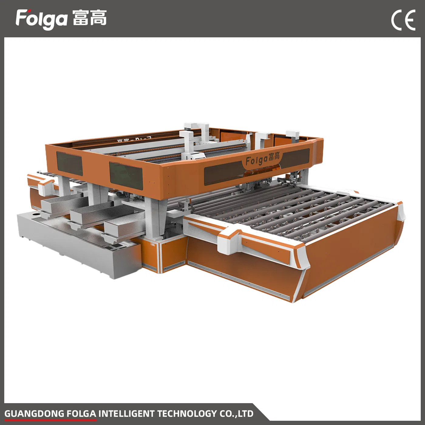 Premium Flat Glass Four Side Edging Machine Customized Production Line