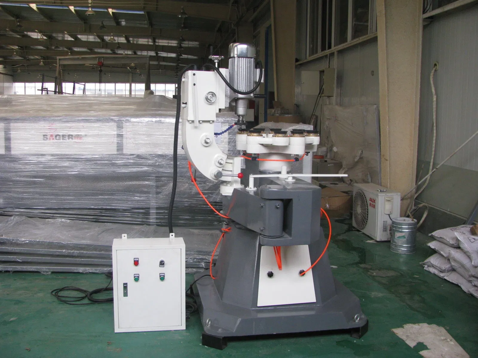 Glass Glass Shape Edging Glass Machine for Og and Round Edge Processing