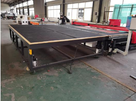 Float Glass Loading Cutting Breaking Integrated Machine with Low-E Deletion