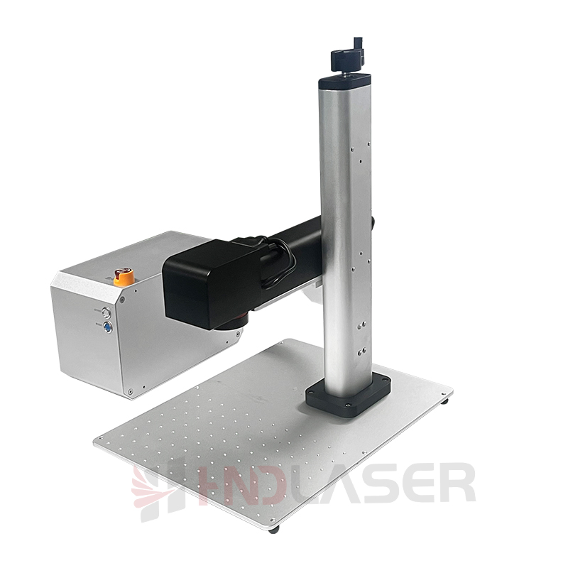 30W 50W 100W 200W Desktop Portable Fiber Laser Logo Galvo Engraver Mini Marking Engraving Carving Printing Machine for Metal Aluminum Glass Stone Deep Engraving