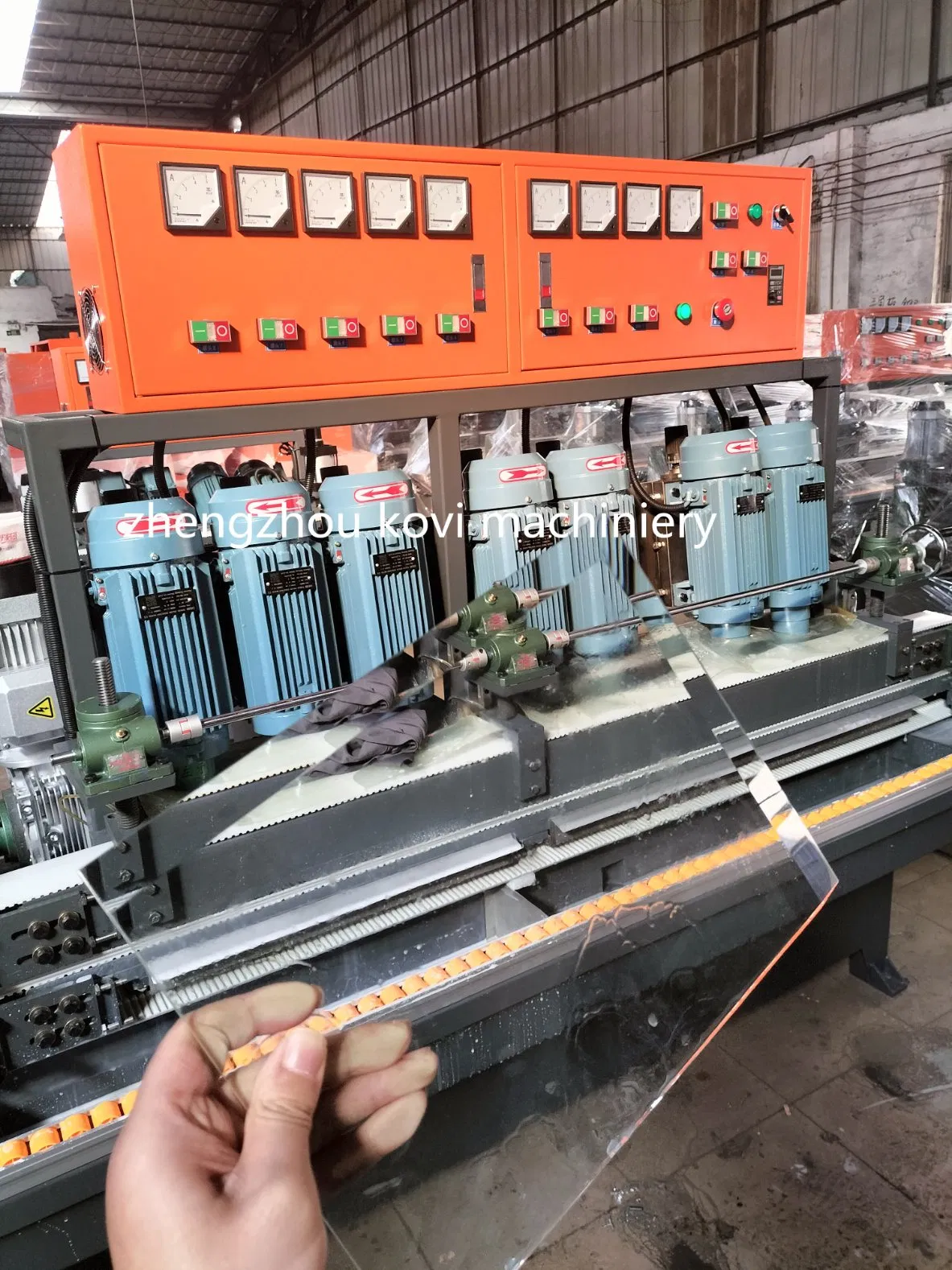 Furniture Window Glass Round Polishing Edging Macihne Glass Edge Beveling Machine