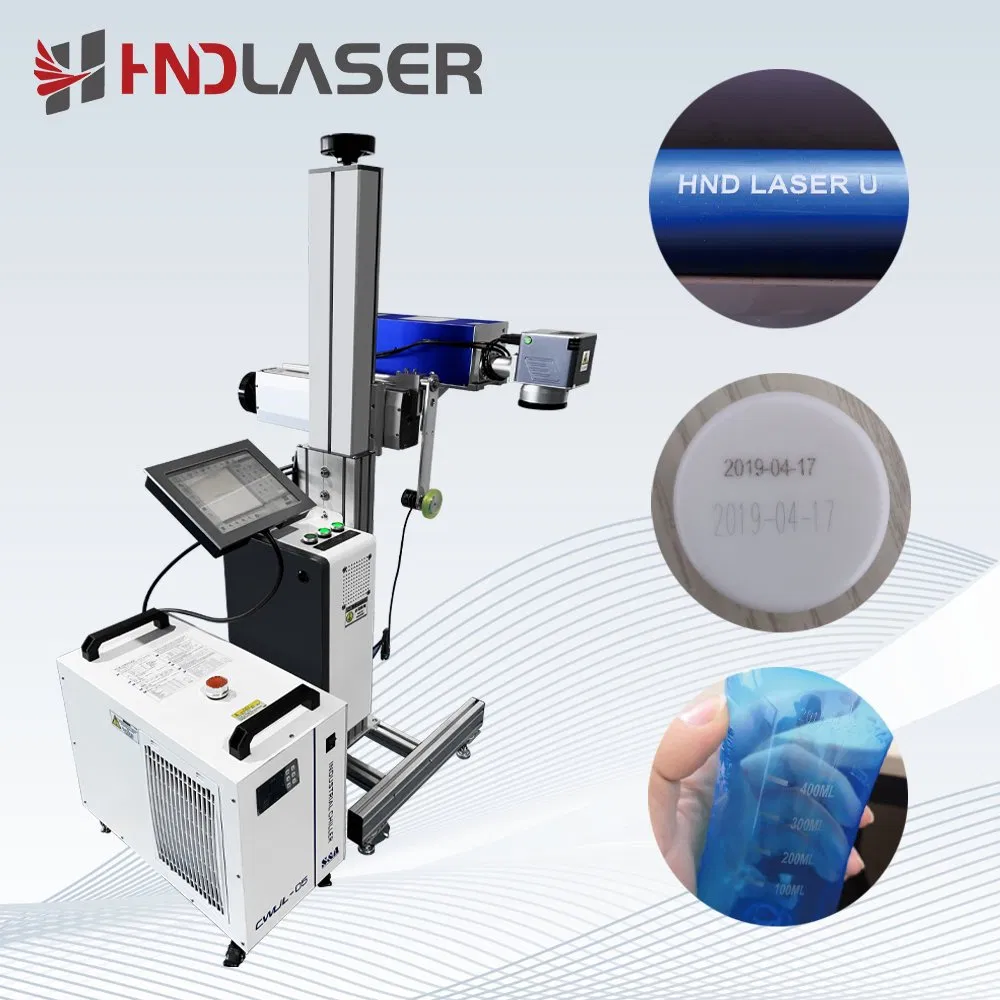 Industrial UV Galvo Laser Logo Engraving Marking Coding Printing Machine Price Mini 5W/10W/15W/20W Portable CNC Aluminum Metal Plastic Glass Engraver Printer