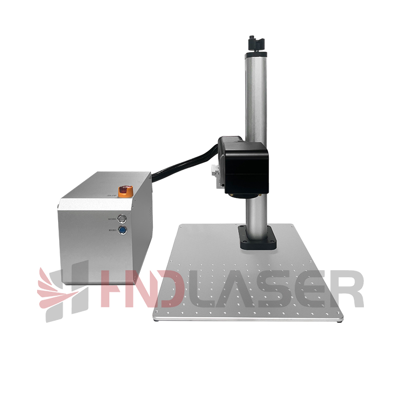 30W 50W 100W 200W Desktop Portable Fiber Laser Logo Galvo Engraver Mini Marking Engraving Carving Printing Machine for Metal Aluminum Glass Stone Deep Engraving