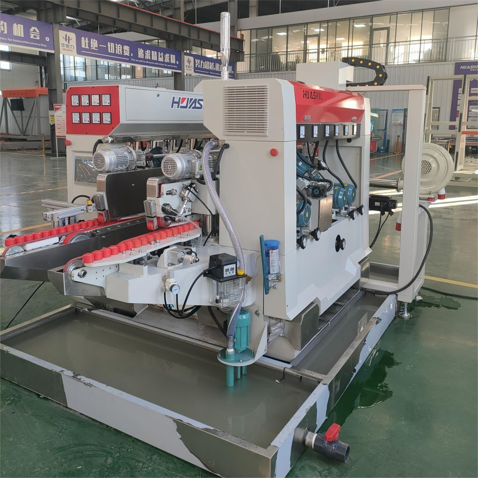 12 Motor Double Edge Grinding Machine Glass Processing Machine Flat Glass Edging Machine for Mirror Fish Tank Glass Production Line