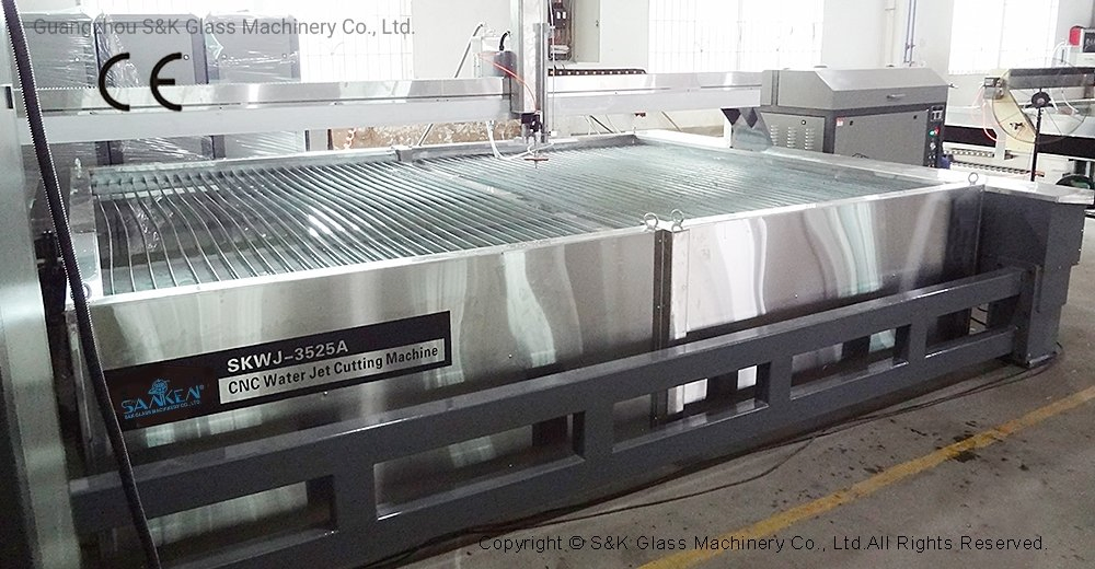 Sanken Triplex PVB EVA Laminated Glass Cutting Machine CNC Water Jet Machine