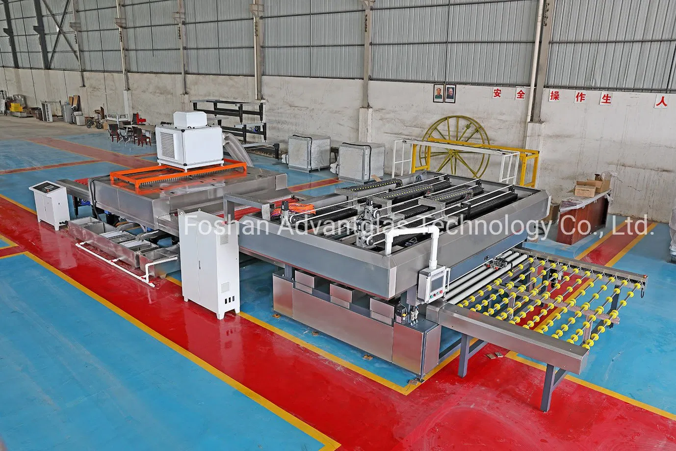 High Speed Glass Machine for 2500 Glass Four Sides Seaming Grinding Edging