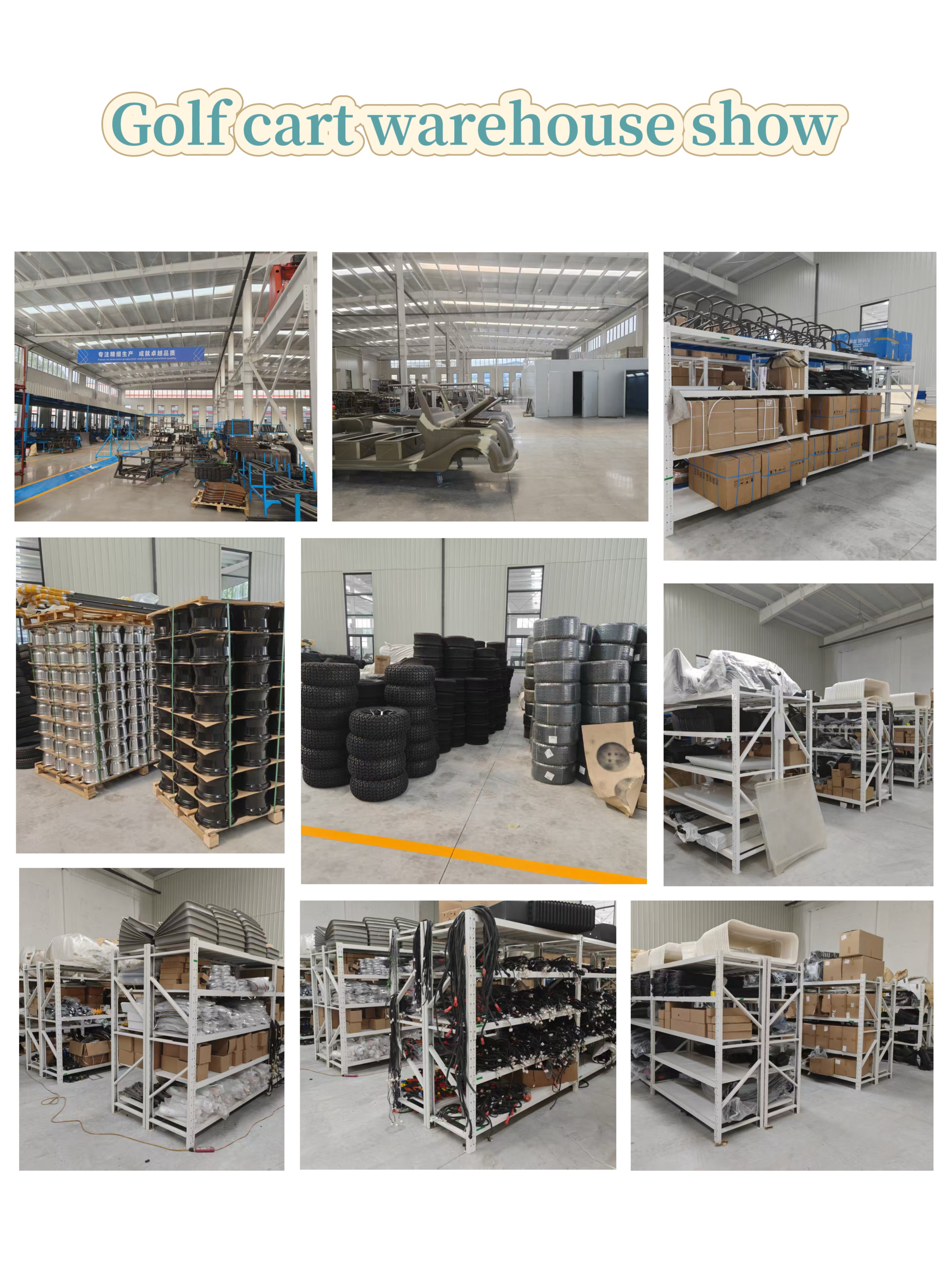 Customized Service 2+2-seater Cart Solar Panel Four Wheel Electric Golf Cart 48V Battery 50-70km Range Steel Chassis Intelligent