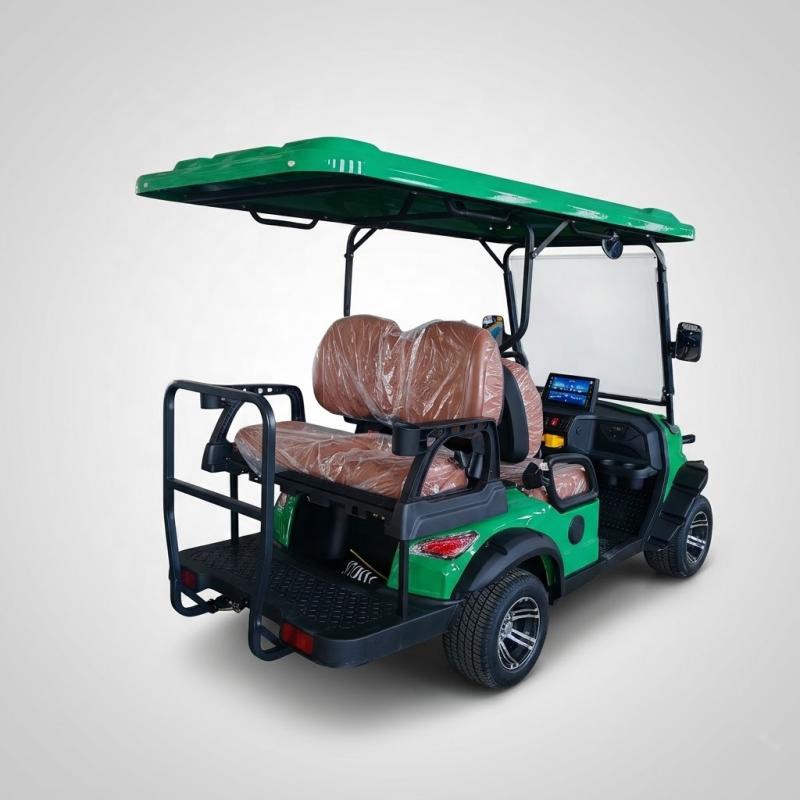 Professional Street Legal 4 Seater Electric Golf Cart Neighborhood Vehicle for Rental Fleet Use EV