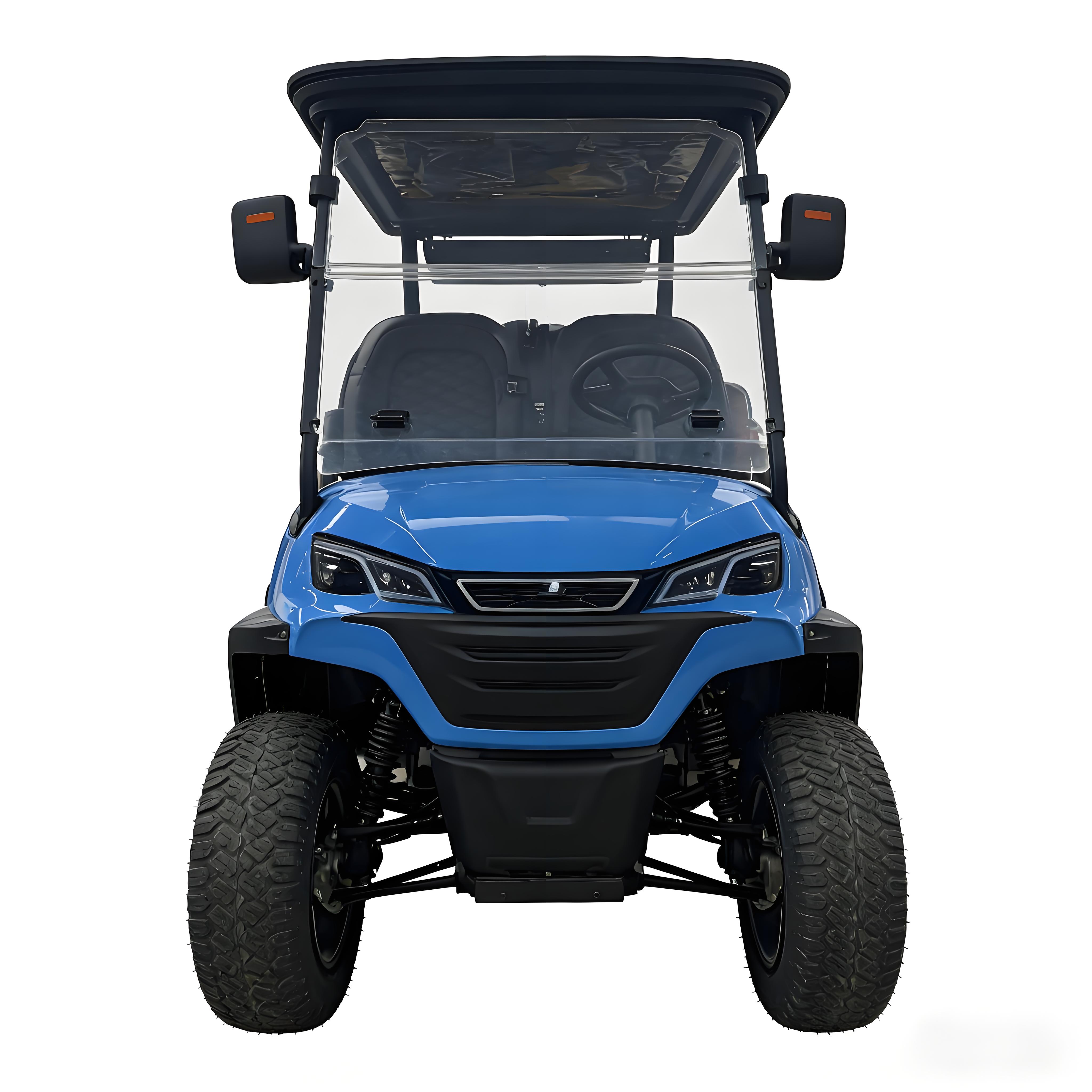 4-Seater Electric Golf Cart Utility Vehicle with Lithium Battery for Golf Course and Outdoor Hunting