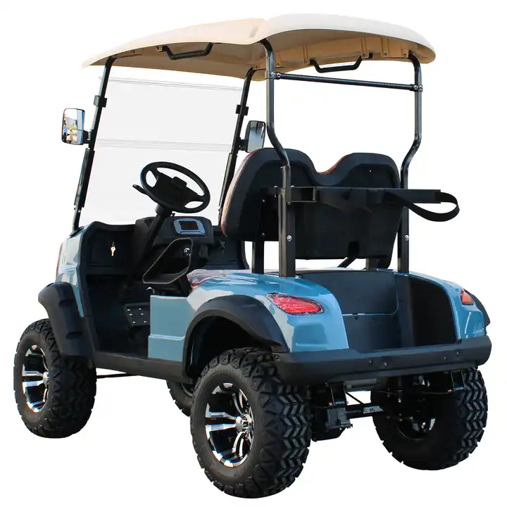 72V Lithium Battery Solar 2 Seaters Off Road Mini Electric Street Legal Golf Cart Buggy