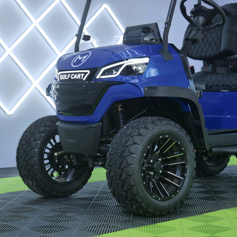 Speed Meets Comfort! 72V Lithium Battery Electric Golf Cart 4+2 Seats 4kw Motor Perfect for Clubs &amp; Sightseeing