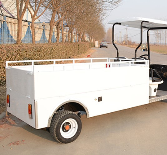 4 Seater Lithium Battery Powered AC System Electric Utility Cargo Golf Cart