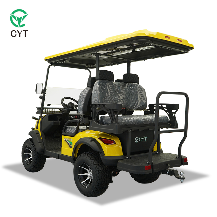 Heavy-Duty Off-Road Golf Cart Eco-Friendly Electric Sightseeing Bus China