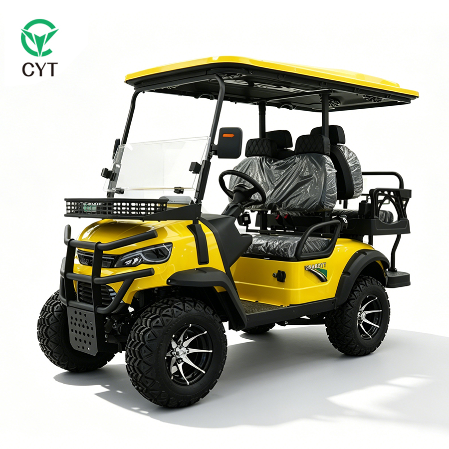 Heavy-Duty Off-Road Golf Cart Eco-Friendly Electric Sightseeing Bus China