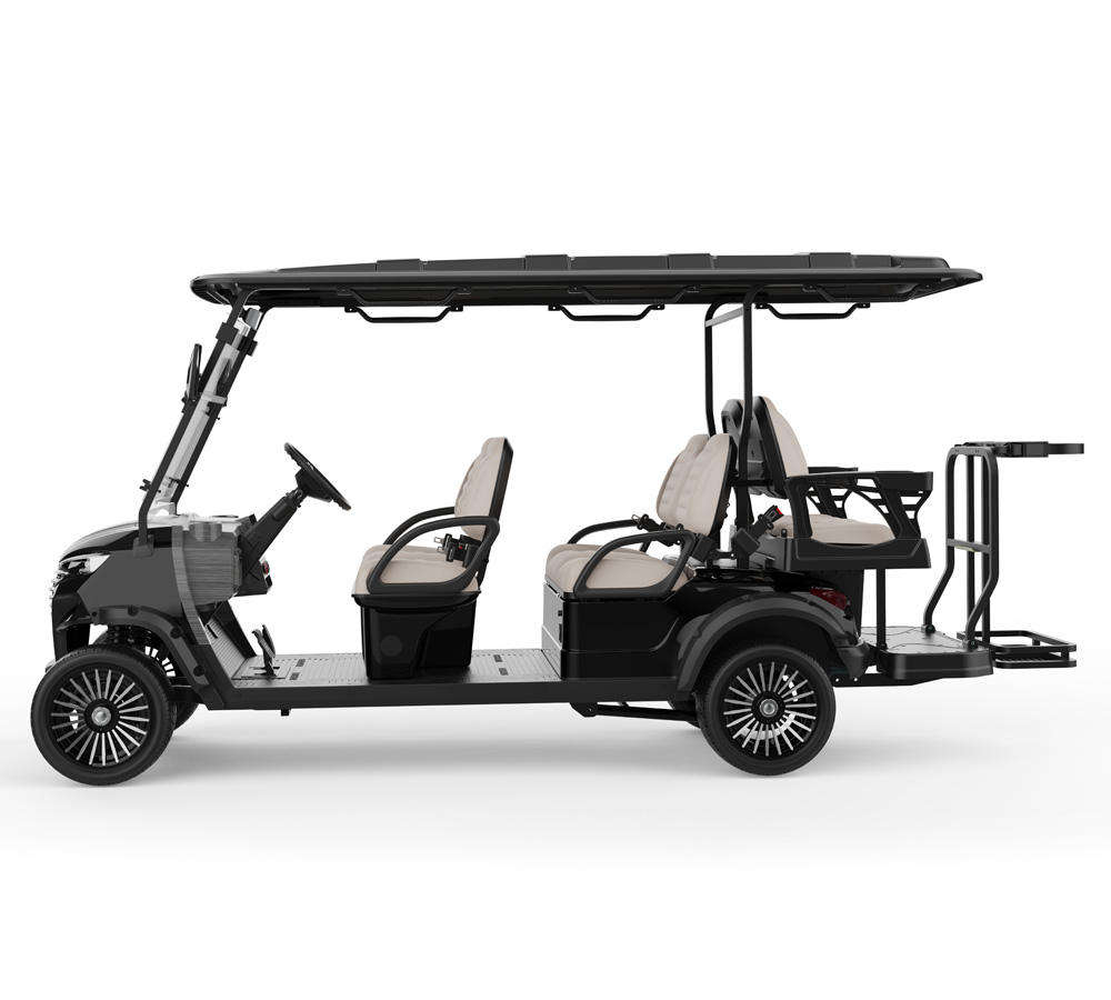Outdoor Camp Electric Patrol Cart Commercial Fleet Golf Utility Car Low-speed Community Shuttle Golf Cart