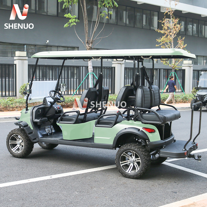 6 Seater Off-Road Electric Golf Cart 72V, Solar Powered with Lithium Battery Details
