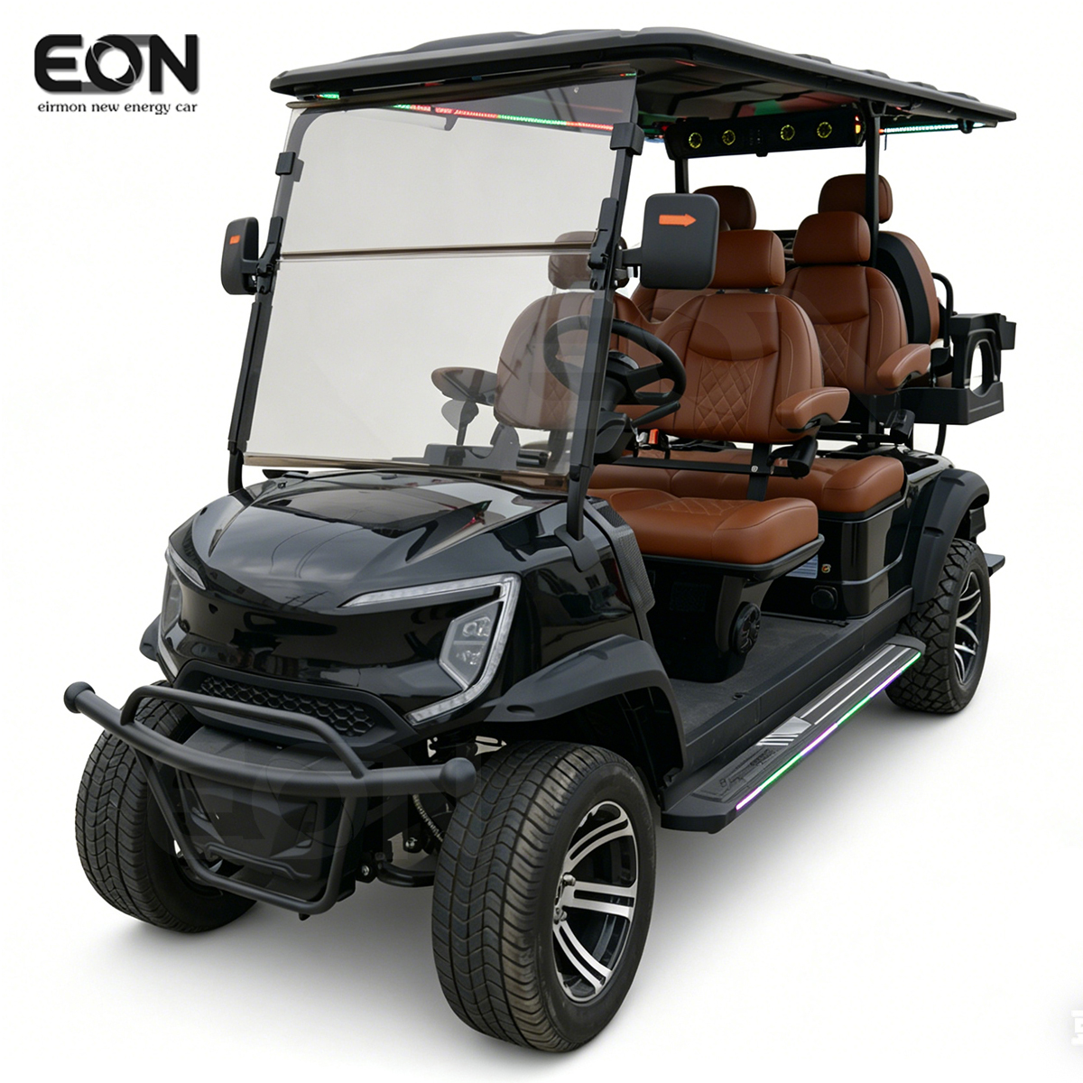 2026 New Luxury Electric Golf Cart OEM ODM Manufacturer Custom Lithium Battery 6 Seater for Resort Hotel Fleet