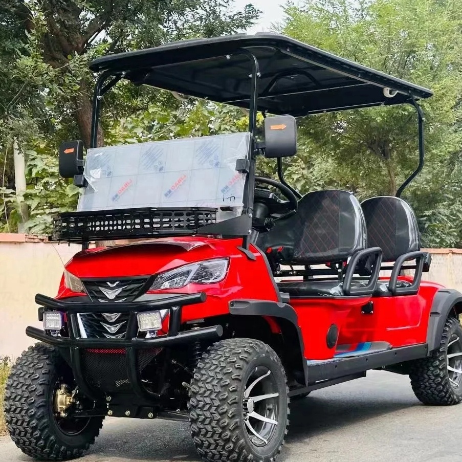 Florescence CE Certified Electric Golf Cart 4 Seater 5 kW 48V Lithium Battery Street Legal Golf Buggy Accessories LSV Urban
