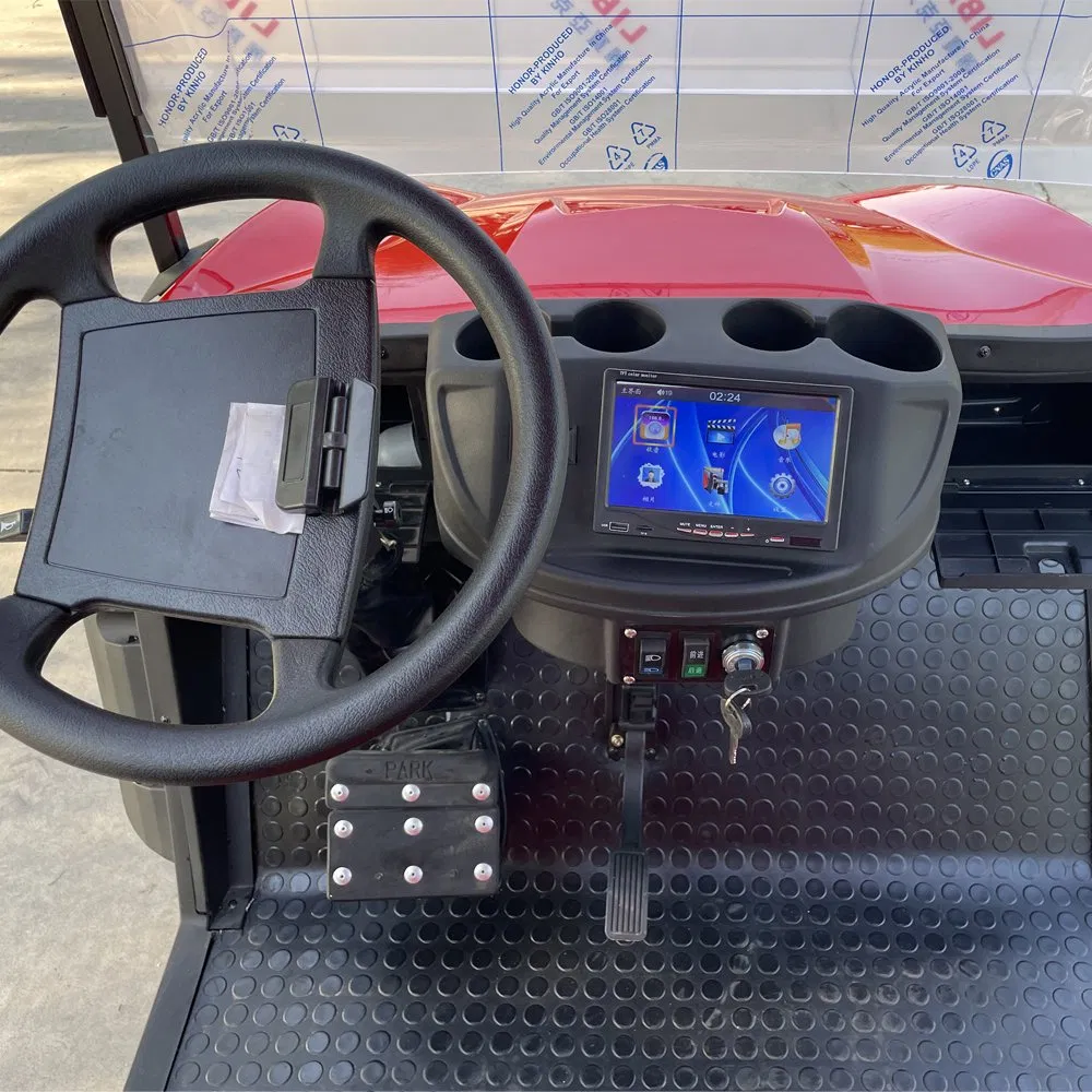 48/60/72V AC System Long Cargo Bed Electric Utility off Road Golf Cart