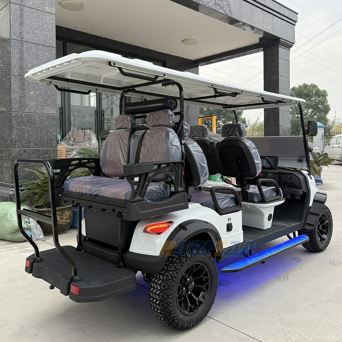 6 Person Electric Golf Cart New Arrival Offroad Vehicle CE Ccertificated Accept Customized