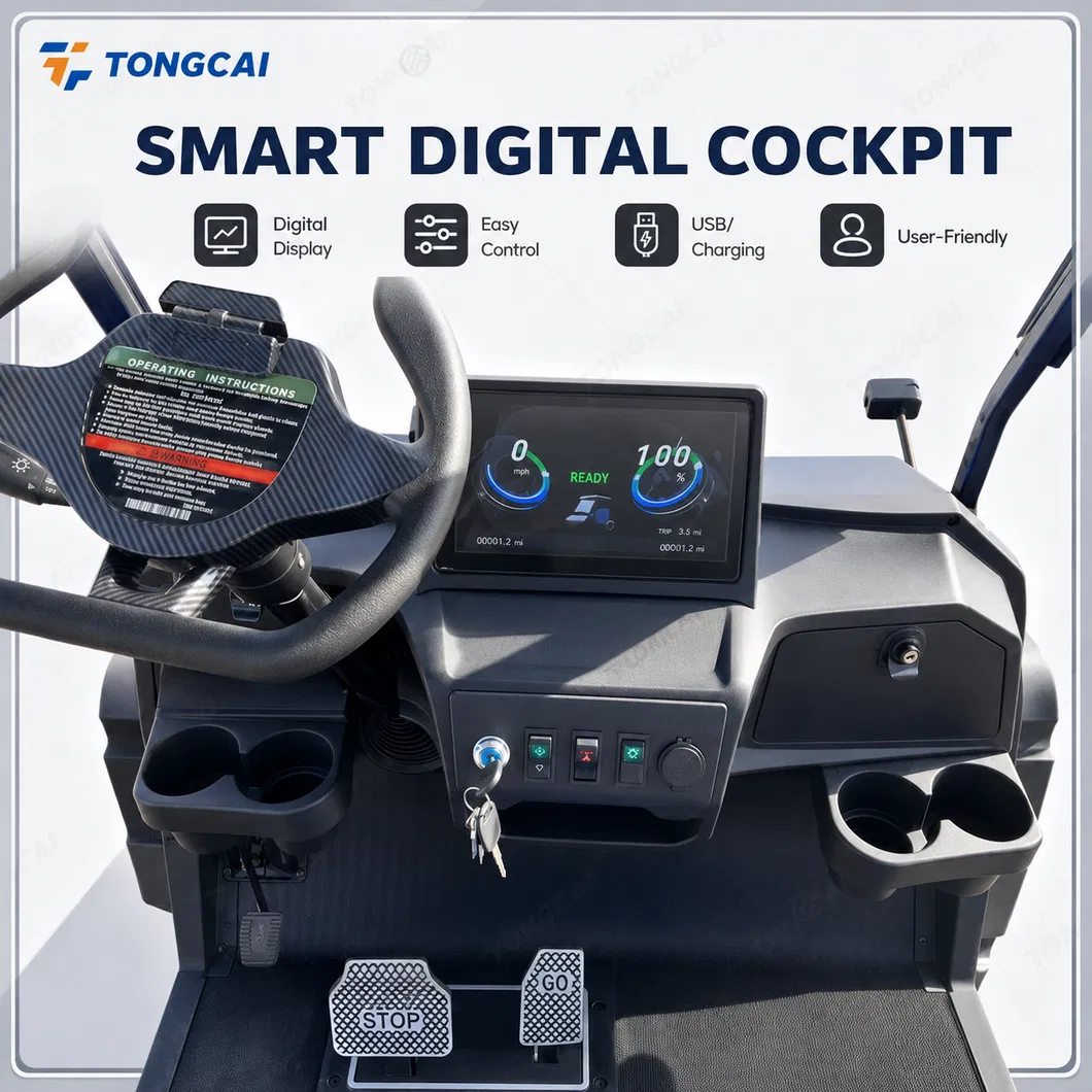 High-Performance Electric Carts with 7 5kw Motor and Custom Options