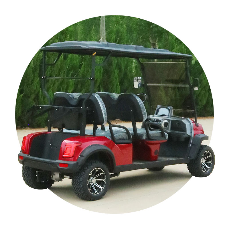 Low Speed New Energy Vehicles 4 Seater Electric Golf Carts Club Golf Scooter Lithium Battery Hunting Golf Buggy