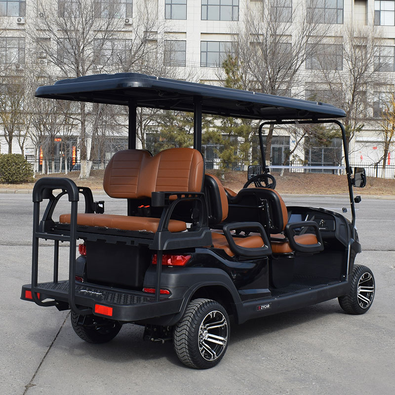 Off Road Street Legal 48V 72V Lithium Battery Electric Golf Cart 6 Seater Luxury Club Car Electric Golf Buggy