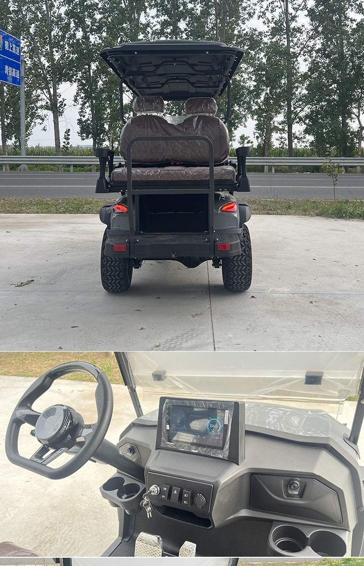 Luxury Electric 6seats Offroad Golf Cart Certified by CE DOT