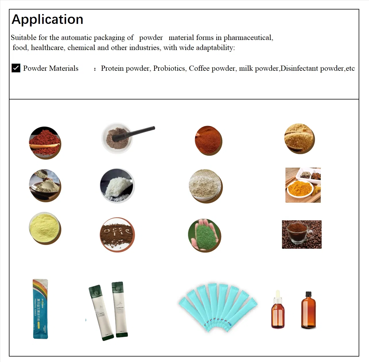 Modular Design Powder Filling System quick change