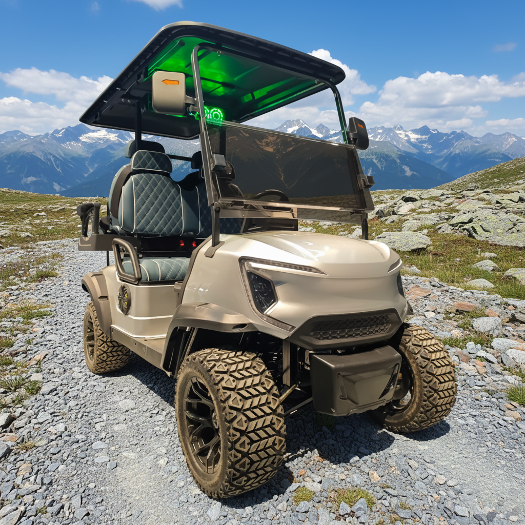 Street Legal Low Speed Vehicle (LSV) - 4 Passenger Electric Golf Cart for Community &amp; Resort Use